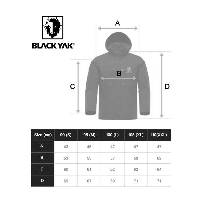 BLACK YAK Work Wear Winter Jacket Warm Windproof Coat (Black)