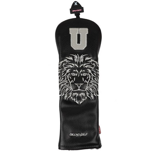 Colly's Golf Lion Champion Utility/Hybrid/Rescue Club Head Cover (Black)