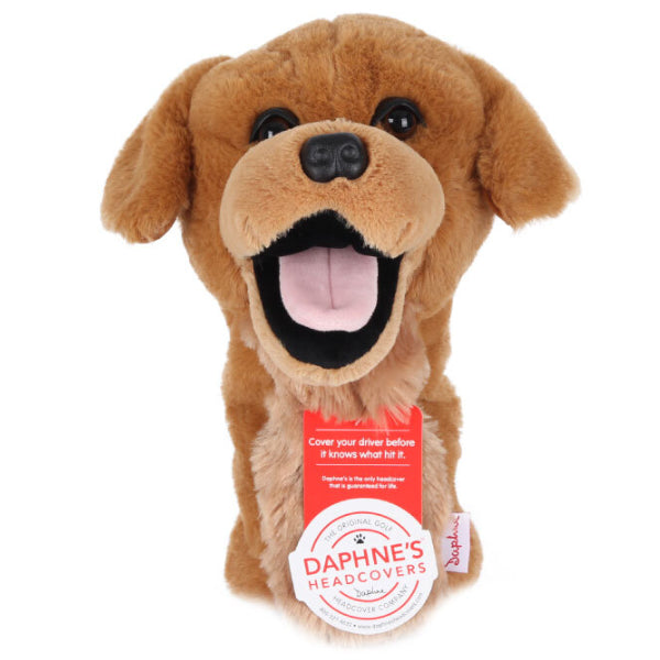 Daphne's Golden Retriever Dog Driver Head Cover Plush Cute Animal Doll Headcover