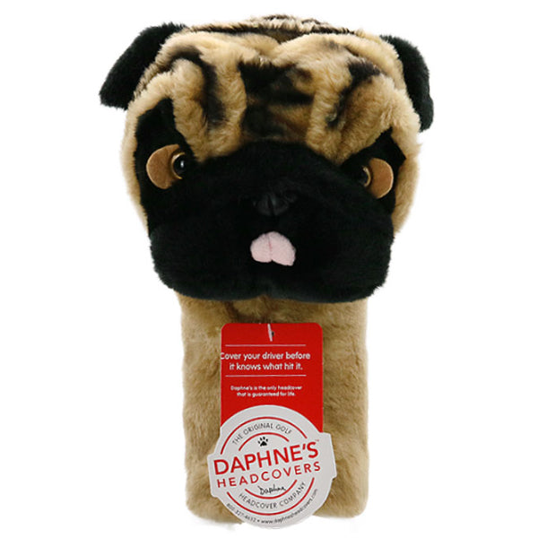 Daphne's Pug Dog Driver Head Cover Plush Cute Animal Doll Headcover
