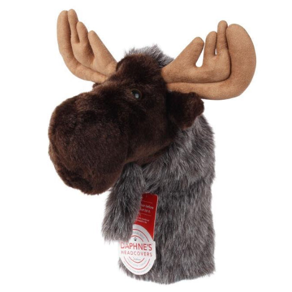 Daphne's Moose Driver Head Cover Plush Cute Animal Doll Headcover