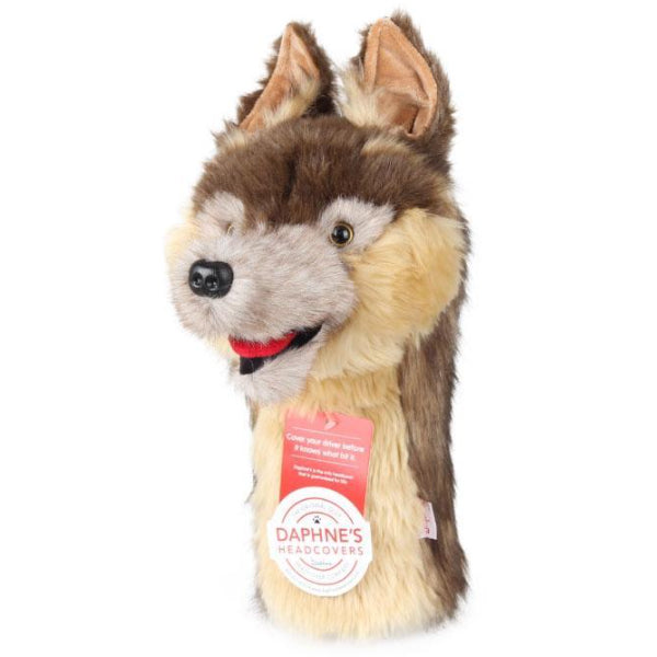 Daphne's Wolf Driver Head Cover Plush Cute Animal Doll Headcover
