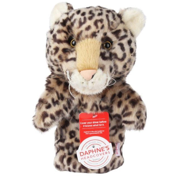 Daphne's Leopard Driver Head Cover Plush Cute Animal Doll Headcover