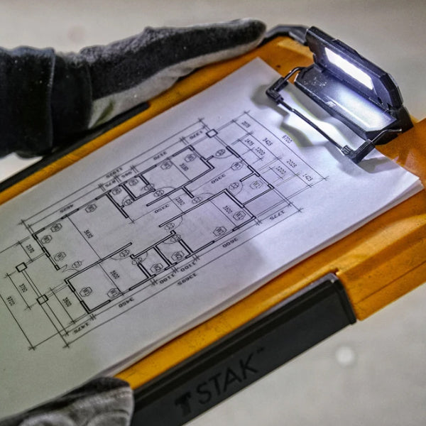 DeWALT DWST82732-1 TSTAK Clipboard Organizer LED Light Clipboard
