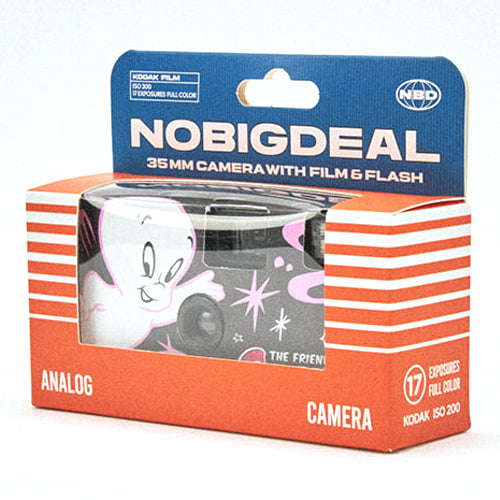 NBD Analog 35mm Camera with Film & Flash Ready to-Use Camera (The Friendly Ghost Casper)