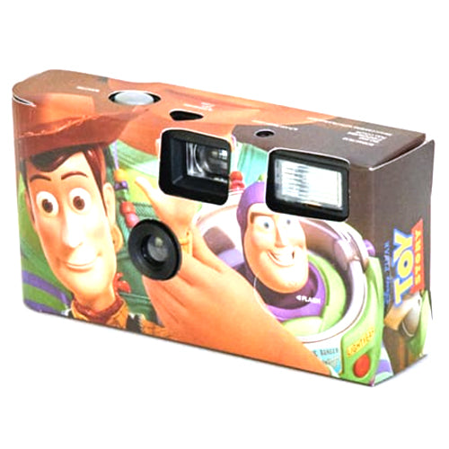 NBD Analog 35mm Camera with Film & Flash Ready to-Use Camera (Toy Story Woody Buzz)