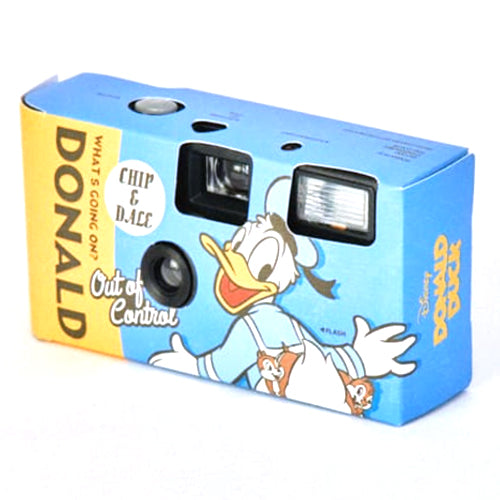 NBD Analog 35mm Camera with Film & Flash Ready to-Use Camera (Disney Donald Duck)