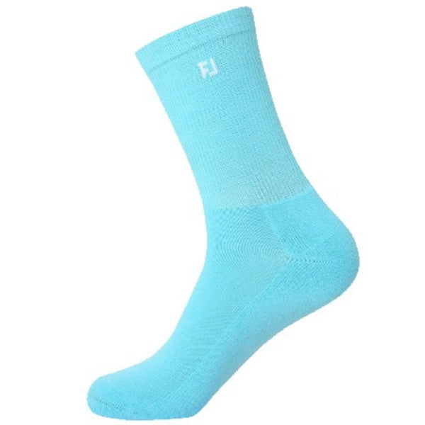 FootJoy FJ Pro Dry Men's Crew Fashion Golf Socks Maximum Comfort (Aqua)