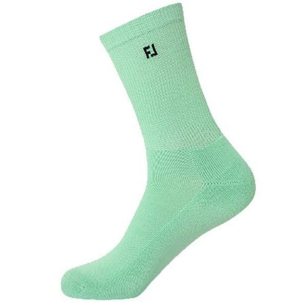 FootJoy FJ Pro Dry Men's Crew Fashion Golf Socks Maximum Comfort (Mint)