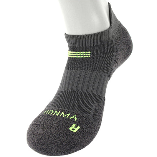 (5 Pairs) Honma Men's Anti-Slip Socks High-End Performance Golf Sports Apparel (Gray)