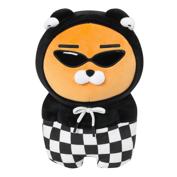 Kakao Friends Ryan Costume Checker Board Golf Driver Head Cover Doll Plush Headcover
