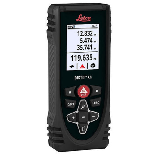 Leica DISTO X4 Rugged Laser Measure Distance Meter