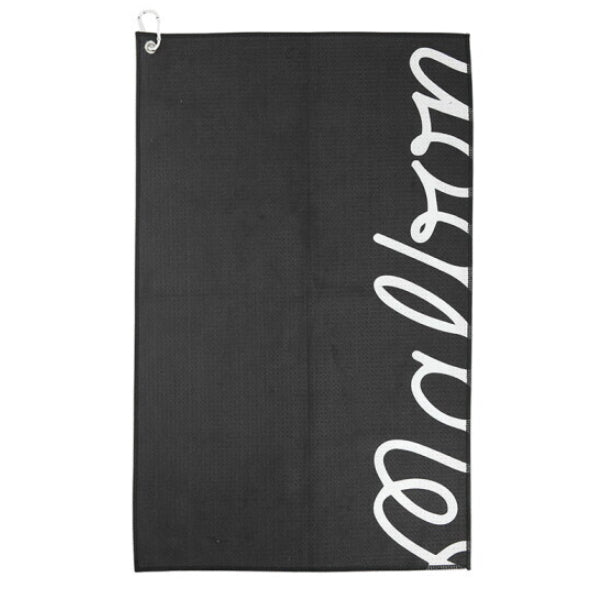 Malbon Golf Ball Towel Polyester 100% Black