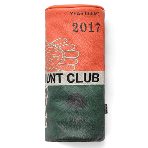 Malbon Hunt Club Golf Driver Head Cover Club Headcover (Orange)