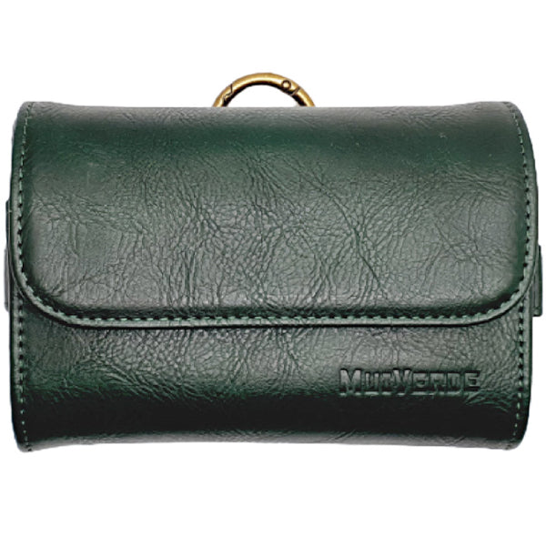 Muiverde Premium Leather Golf Rangefinder Case Pouch (Green)