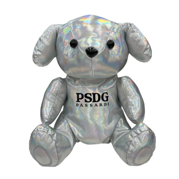 PSDG Puppy Dog Utility/Hybrid/Rescue Head Cover Plush Cute Animal Doll Headcover (Silver)