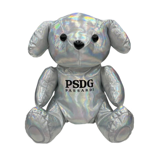 PSDG Puppy Dog Utility/Hybrid/Rescue Head Cover Plush Cute Animal Doll Headcover (Silver)
