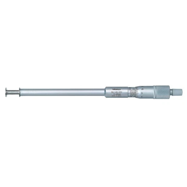 Mitutoyo 146-222 Groove Micrometer with Non-Rotating Spindle 0-25mm