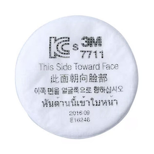 (10 ea) 3M 7711 Snap-Fit Prefilter For 3M 1200 3000 7000 7700 HF-50 series