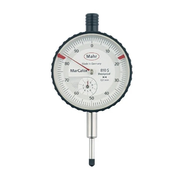 Mahr 4311050 Dial Indicator Gauge 810A Range 0-10mm 0.01mm