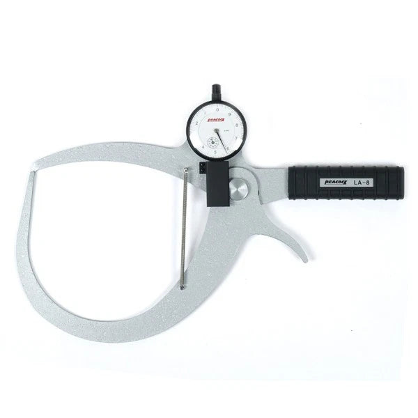 Peacock LA-8-PE Dial Caliper Gauge Graduation 0.1mm Range 0-80mm Depth 130mm
