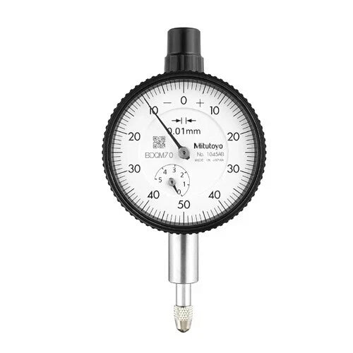 Mitutoyo 1045AB Dial Indicator Flat Back Compact Gauge Test Inspection 0-5mm