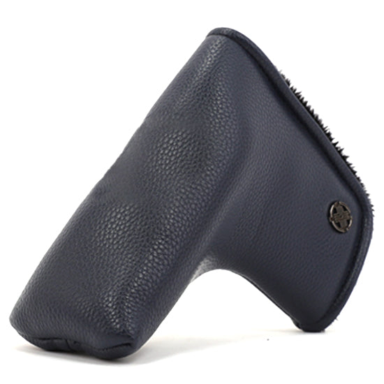 TechSkin Blade Putter Head Cover Pouch PU Club Headcover (Navy Blue)