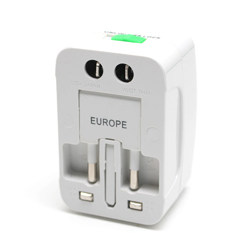 Dexac All-in-One Traveler Adapter Multi Plug USA/UK/CN/AU/EU Wall Power Converter