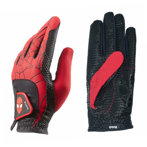 Volvik Marvel Spider-Man Golf Glove Spiderman Gloves (Women's/Both Hand/Red)