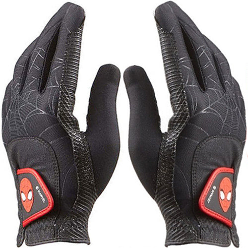 Volvik Marvel Spider-Man Golf Glove Spiderman Gloves (Women's/Both Hand/Black)