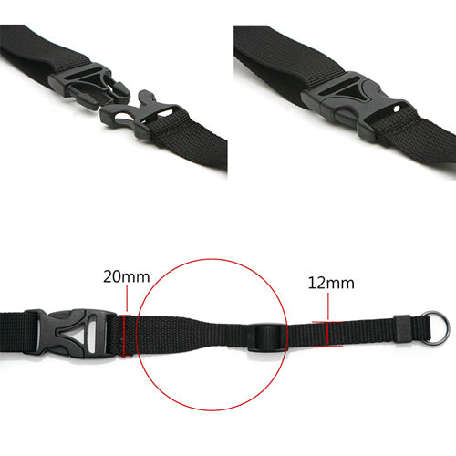 Matin Deluxe Neoprene Neck & Shoulder Joint Strap Quick Release System (50mm/Black/Straight)