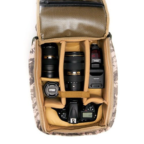 Nikon Camouflage Military D-SLR Camera Backpack Rucksack Tactical Bag (Black) - Korade.com