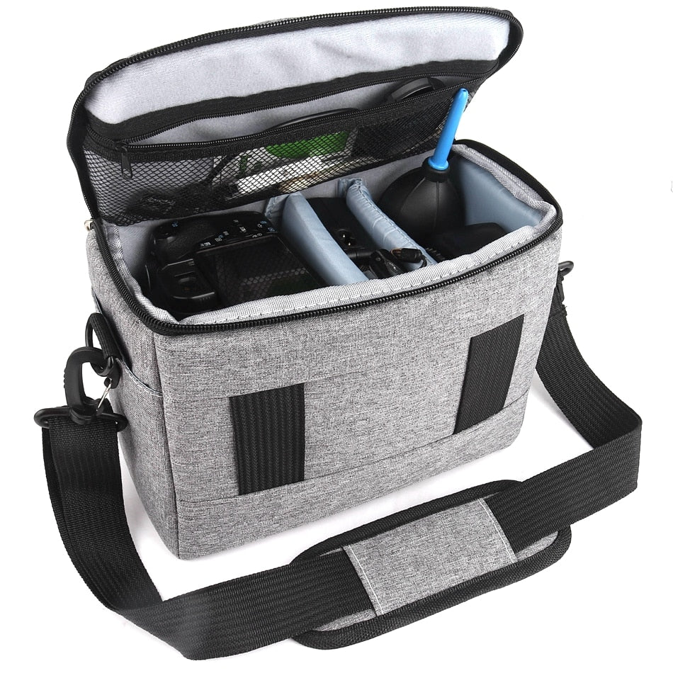 DSLR Camera Case Shoulder Bag Gray - Korade.com