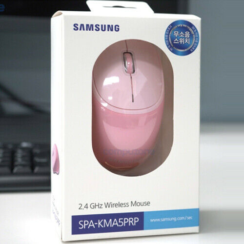 Samsung SPA-KMA5PRP 1200DPI Wireless Silent Button Jelly Mouse (Pink)