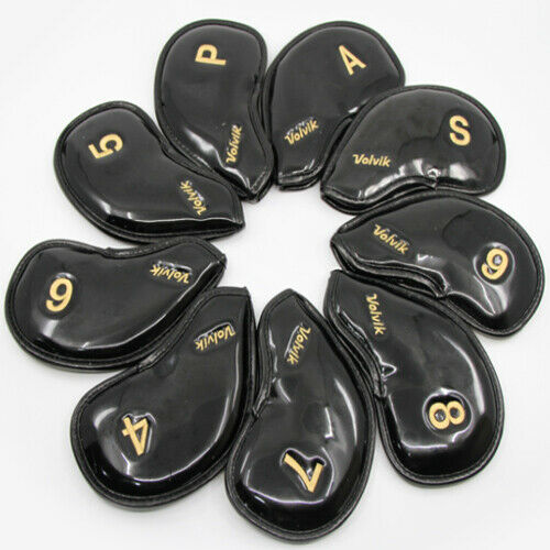 Volvik Marvel Iron Man VBAB (9EA) Iron Golf Club Head Cover Set #4-9/S/A/P Black
