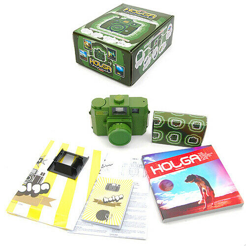 Holga Starter Kit 120 CFN Military Edition Film Camera Medium 120 Format (Green)