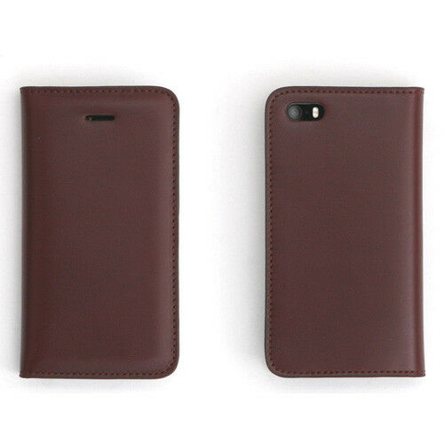 Etshaim Leather Flip Wallet Case Cover (Wine Red) For Apple iPhone 5 or 5S - Korade.com