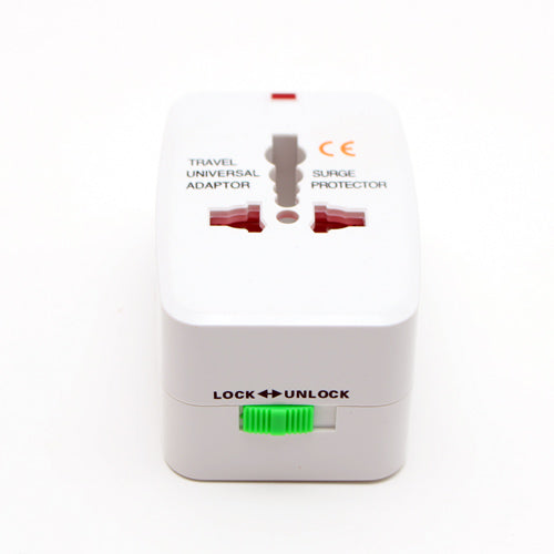 Dexac All-in-One Traveler Adapter Multi Plug USA/UK/CN/AU/EU Wall Power Converter - Korade.com