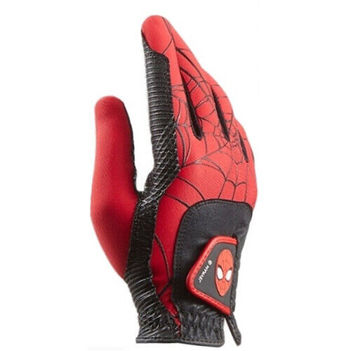 Volvik Marvel Spider-Man Women's Golf Glove Right Handed Fast Dry Lycra (Red or Black)