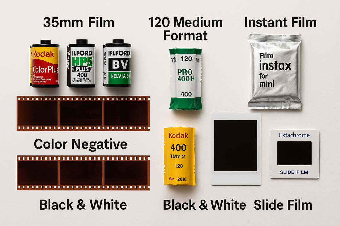 The Ultimate Guide to Camera Film Types and Sizes