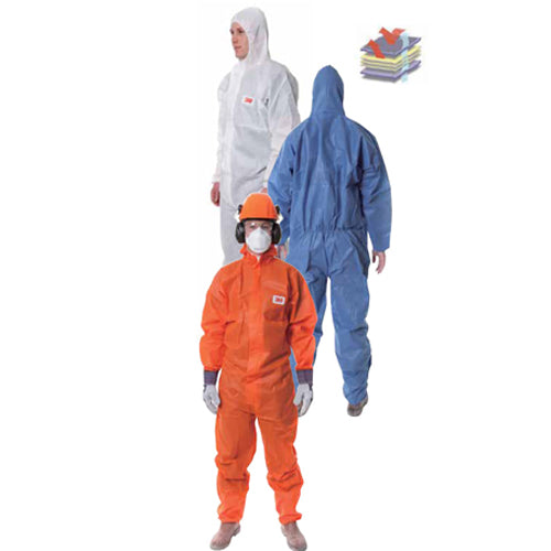 3M 4515 Disposable Protective Coverall Safety Work Wear Clothing Suit