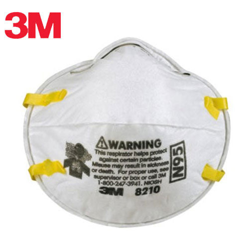 20 Pcs 3M 8210 Particulate Respirator NIOSH N95