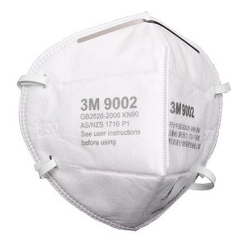 (50 ea) 3M 9002 Particulate Respirator Vertical Flat-Fold Design Mask