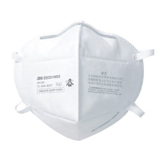(50 ea) 3M 9502+ Particulate Respirator Vertical Flat-Fold Design Mask