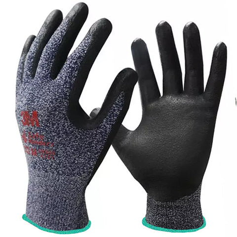 (10 Pair) 3M Safe Handers 533 NBR Foam Coated Safety Gloves