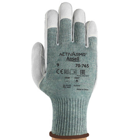 Ansell ActivArmr 70-765 Advanced Cut & Heat Resistant Leather Work Gloves