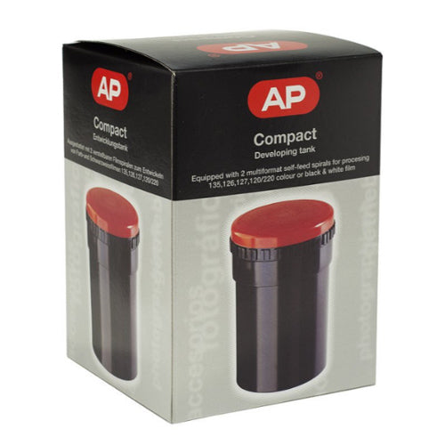 AP Compact Developing Tank with 2 Reels for Processing 135 126 127 120/220 Film