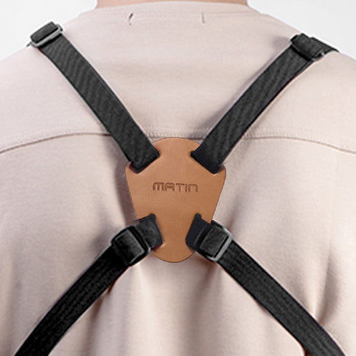 Matin Binocular Harness Strap Quick Release Leather Patch for Eschenbach B&S Hawke Praktica Braun