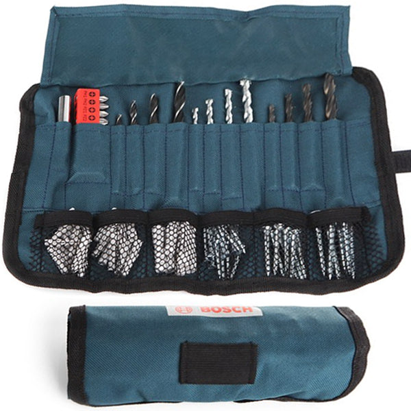 Bosch 100 Pcs Accessories Screw Driver & Drill Bit Set Scroll Type