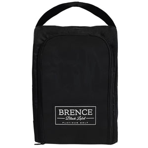 Brence Golf Ventilated Shoes Case Sports Tour Travel Pouch Bag (Black)